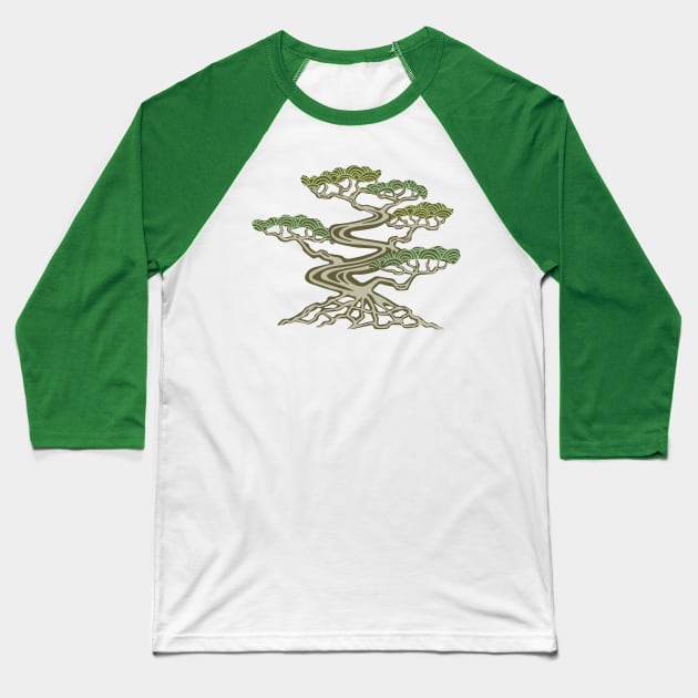 BONSAI Japanese Zen Garden Meditation Tree - UnBlink Studio by Jackie Tahara Baseball T-Shirt by UnBlink Studio by Jackie Tahara